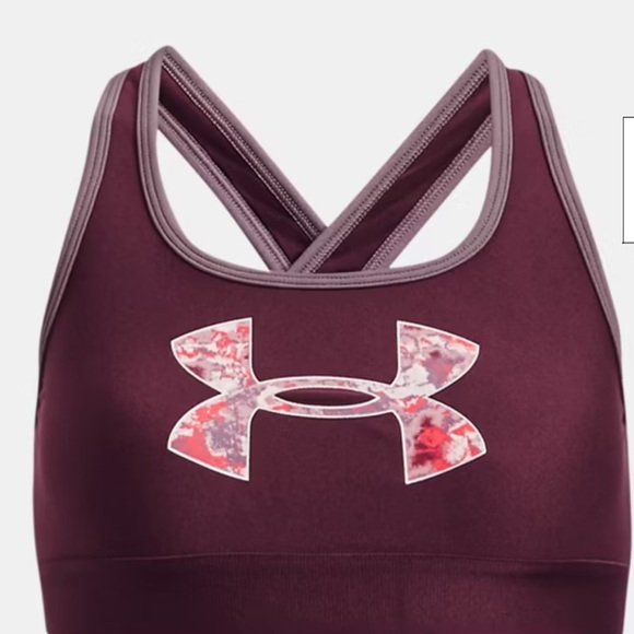 Girl's Under Armour UA Crossback Graphic Sports Bra Large - Picture 7 of 12